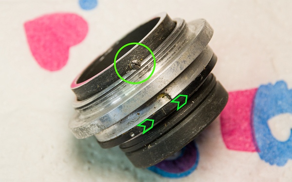 Focus screw